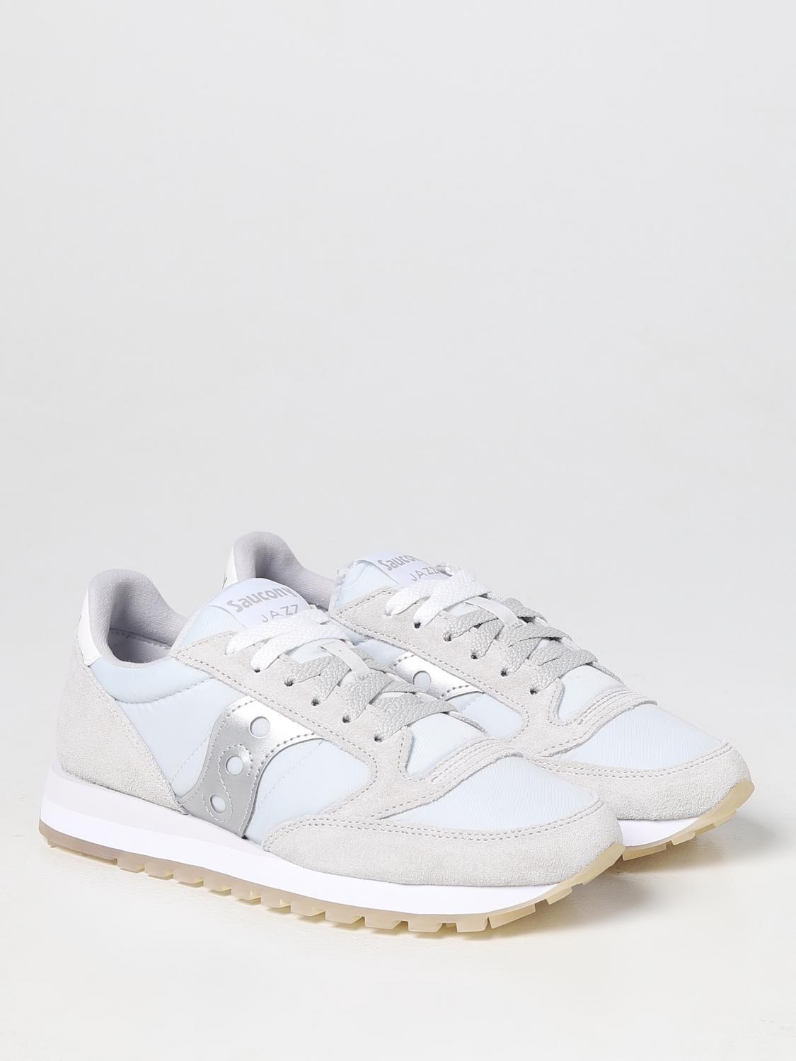 SAUCONY SNEAKERS: Sneakers Jazz Original Saucony in camoscio e nylon, Grigio 1 - Img 2