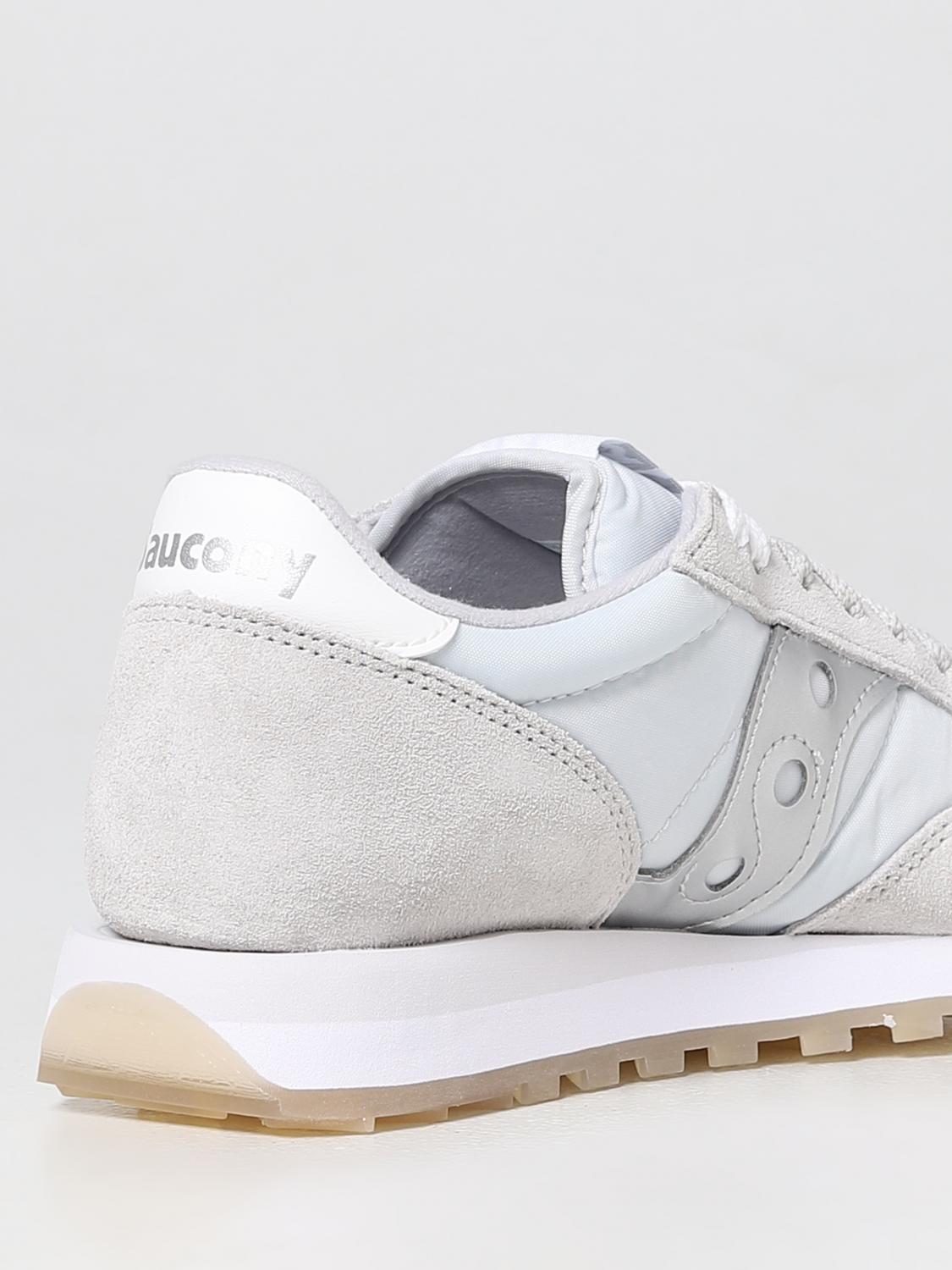 SAUCONY SNEAKERS: Sneakers Jazz Original Saucony in camoscio e nylon, Grigio 1 - Img 3