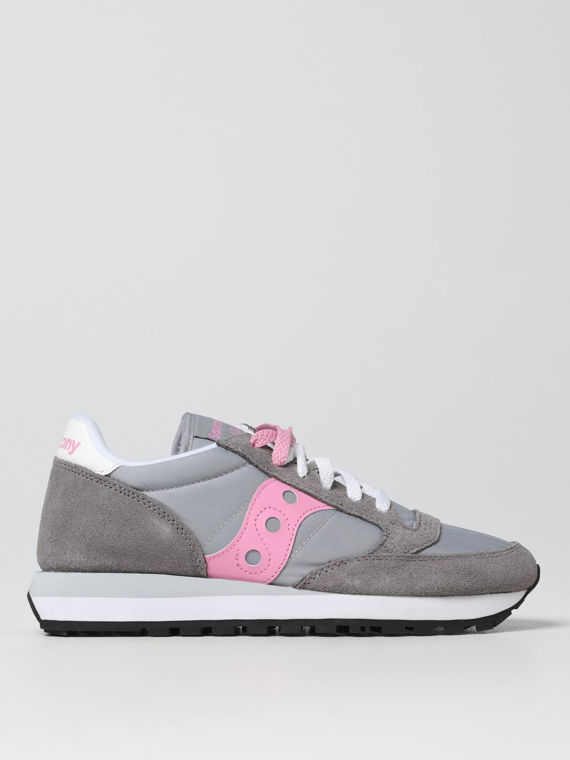 SAUCONY SNEAKERS: Sneakers Jazz Original Saucony in camoscio e nylon, Grigio 2 - Img 1