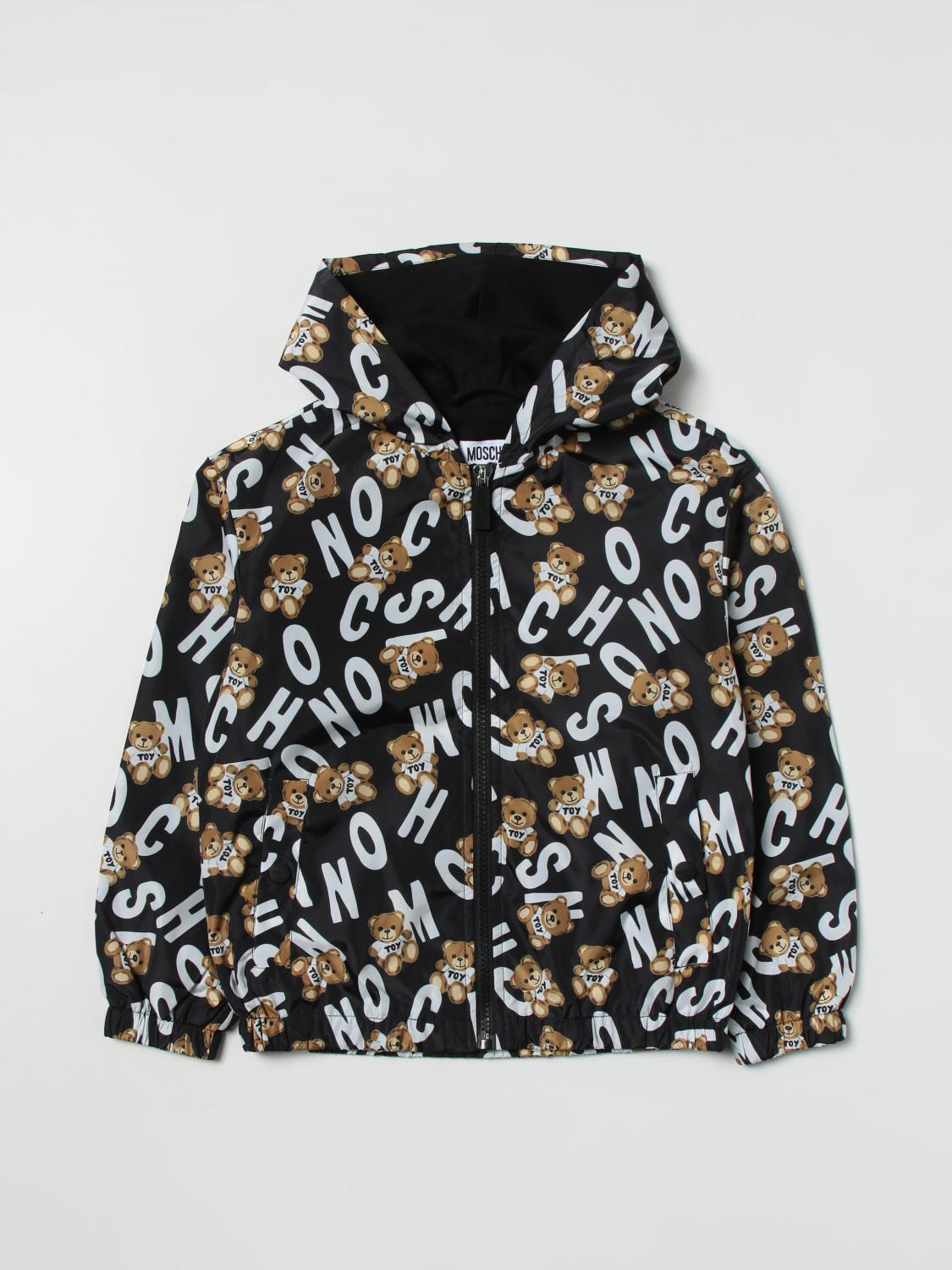 Moschino T-shirt manica corta bambino con logo nero