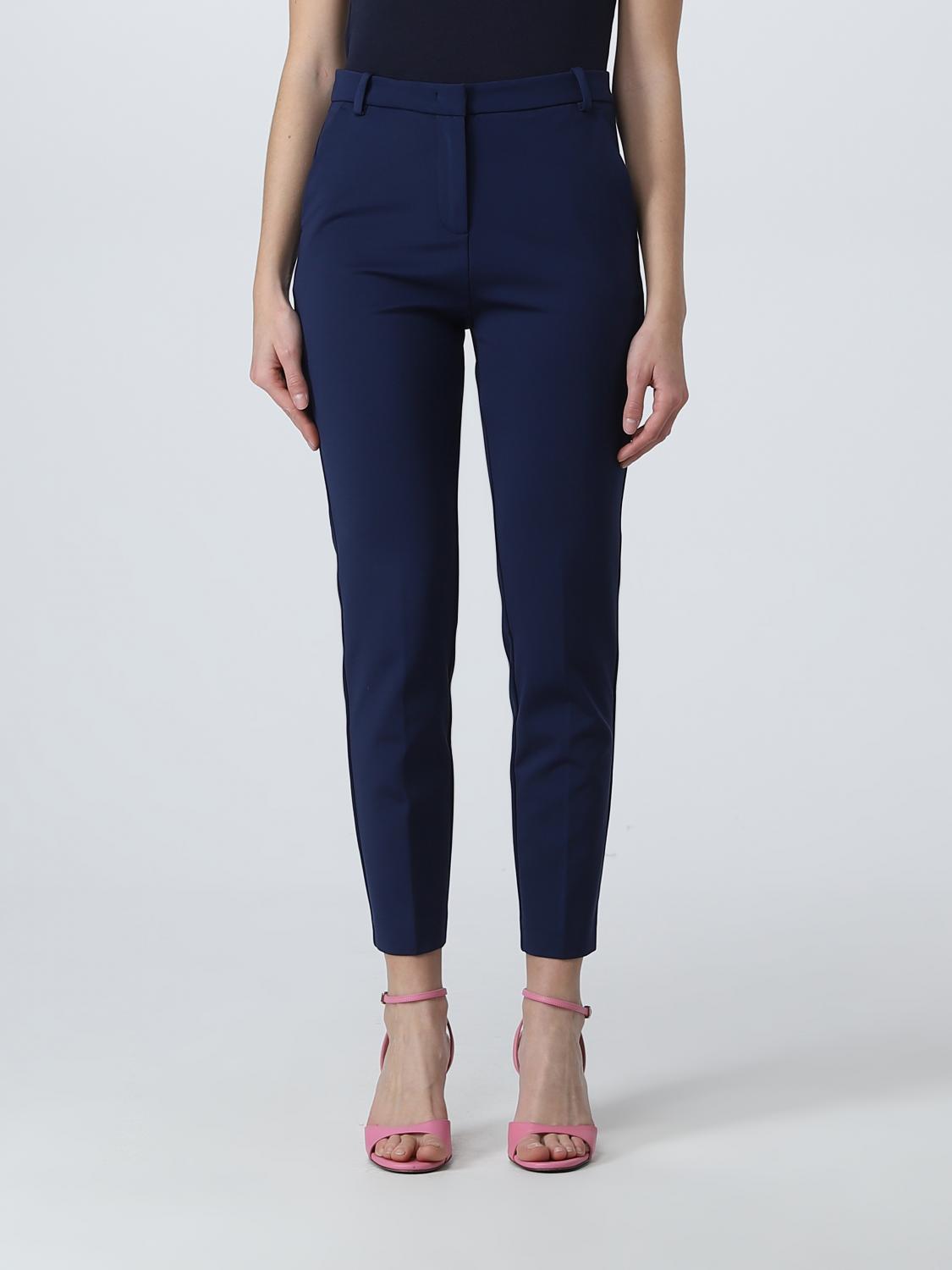 PINKO PANTALONES: Pantalón mujer Pinko, Azul Oscuro - Img 1