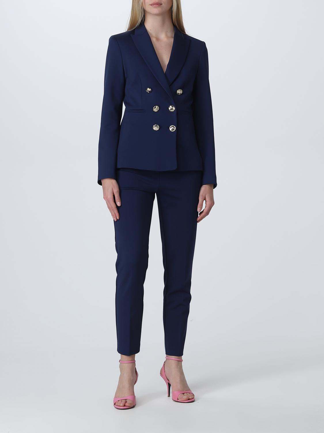 PINKO PANTALONES: Pantalón mujer Pinko, Azul Oscuro - Img 2