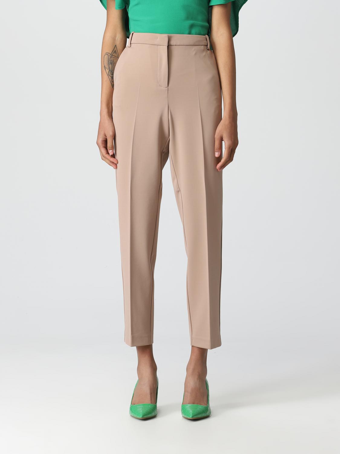 パンツ PINKO Women Straight Pants 100155A0IM C28 Beige Pinko Outlet: Pants woman - Beige | Pinko pants 100155A0HM