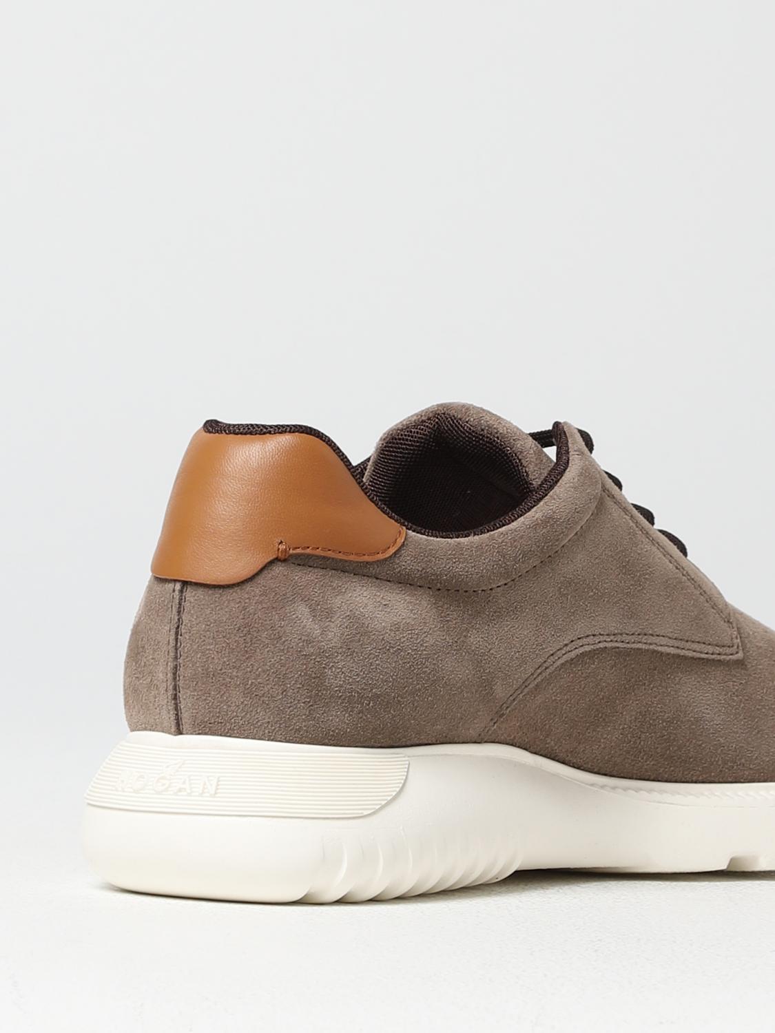 HOGAN SCARPE STRINGATE: Derby H600 Hogan in suede, Tortora - Img 3