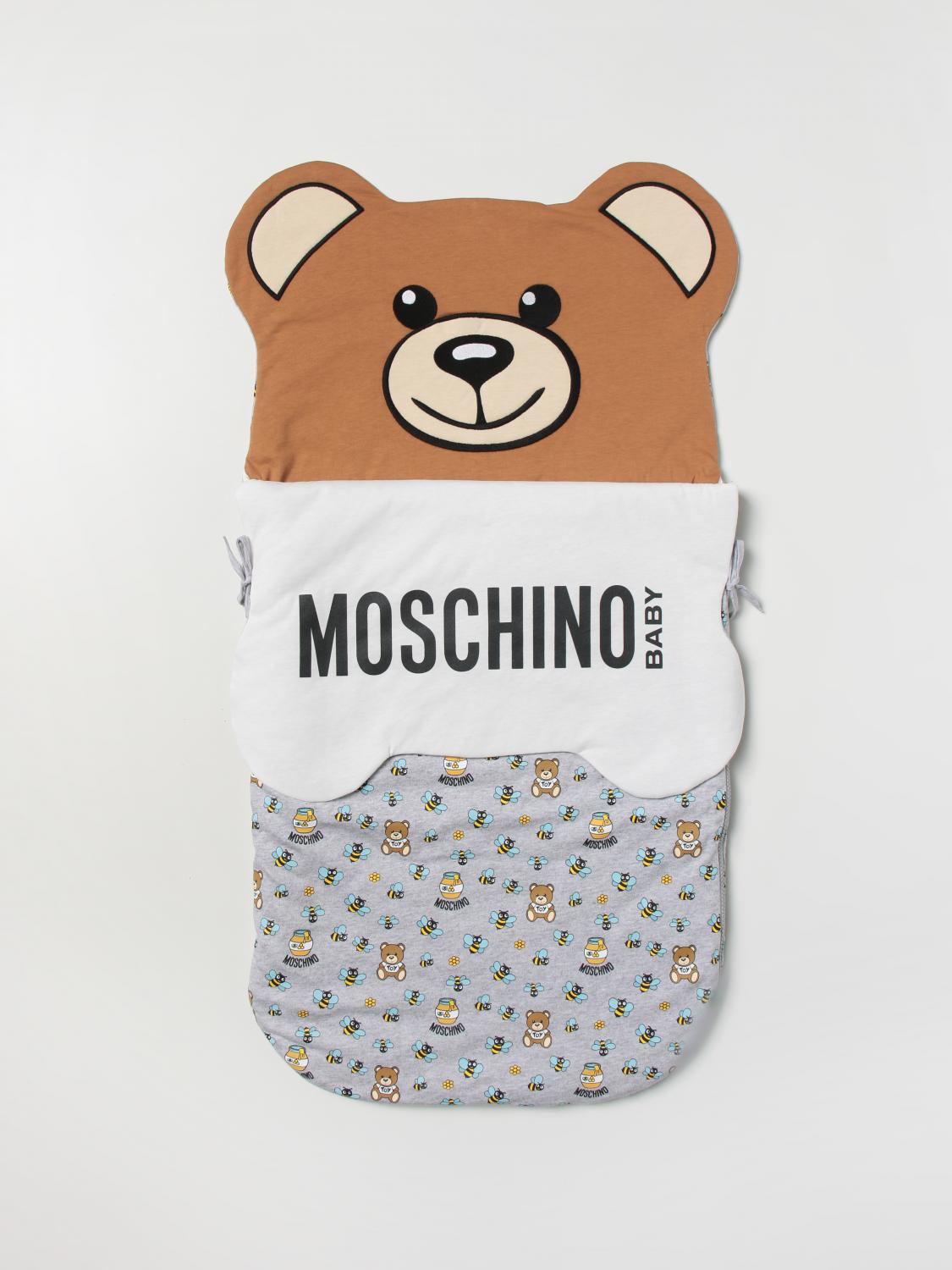 Moschino Kids Teddy Graphic Blanket