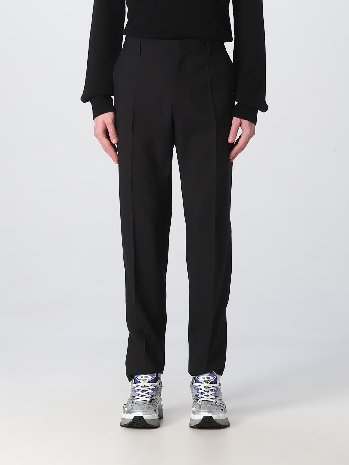 VALENTINO PANTALONI: Pantalone Valentino in lana, Nero - Img 1