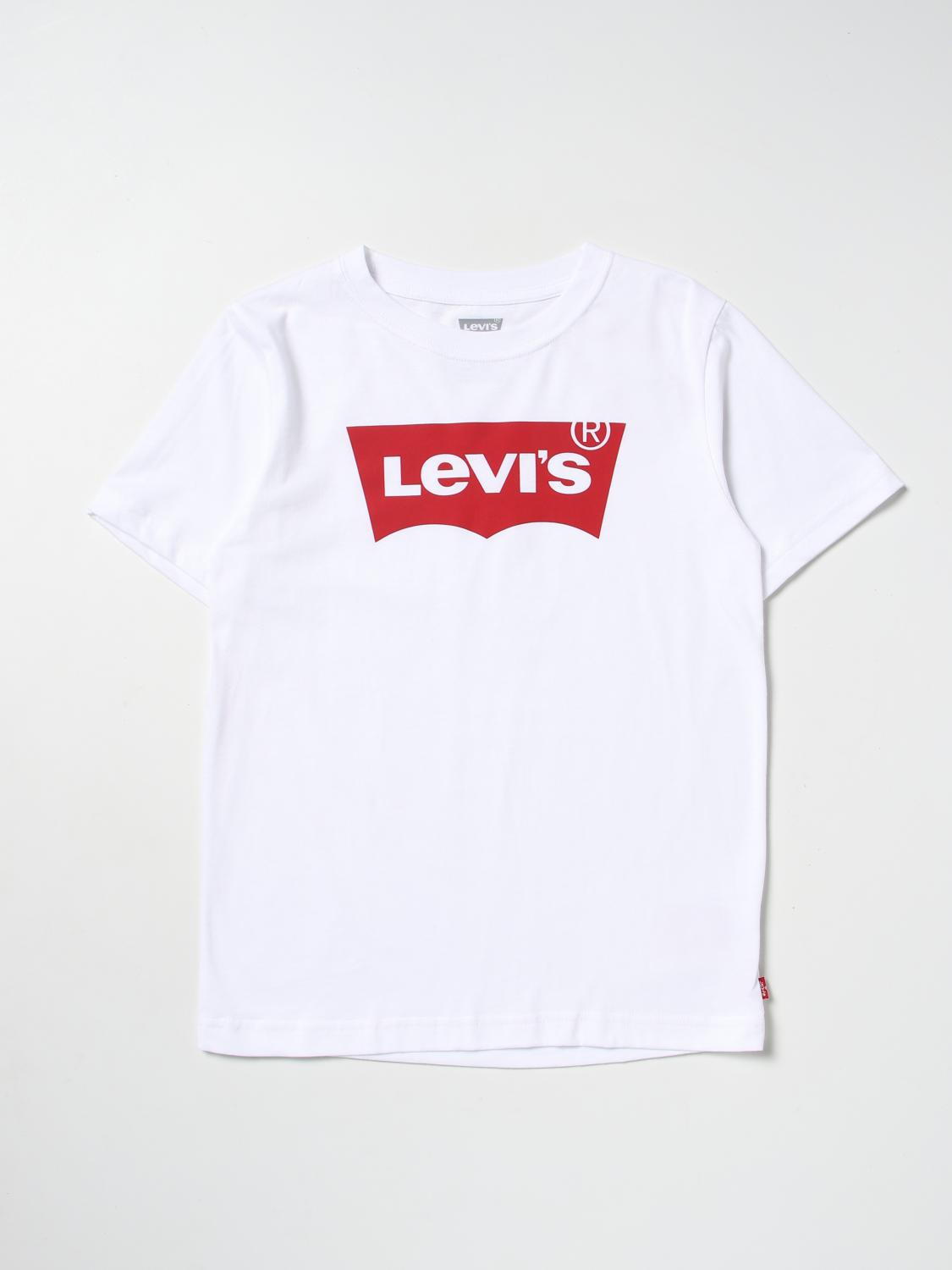 LEVI'S T-SHIRT: T-shirt kids Levi's, White - Img 1