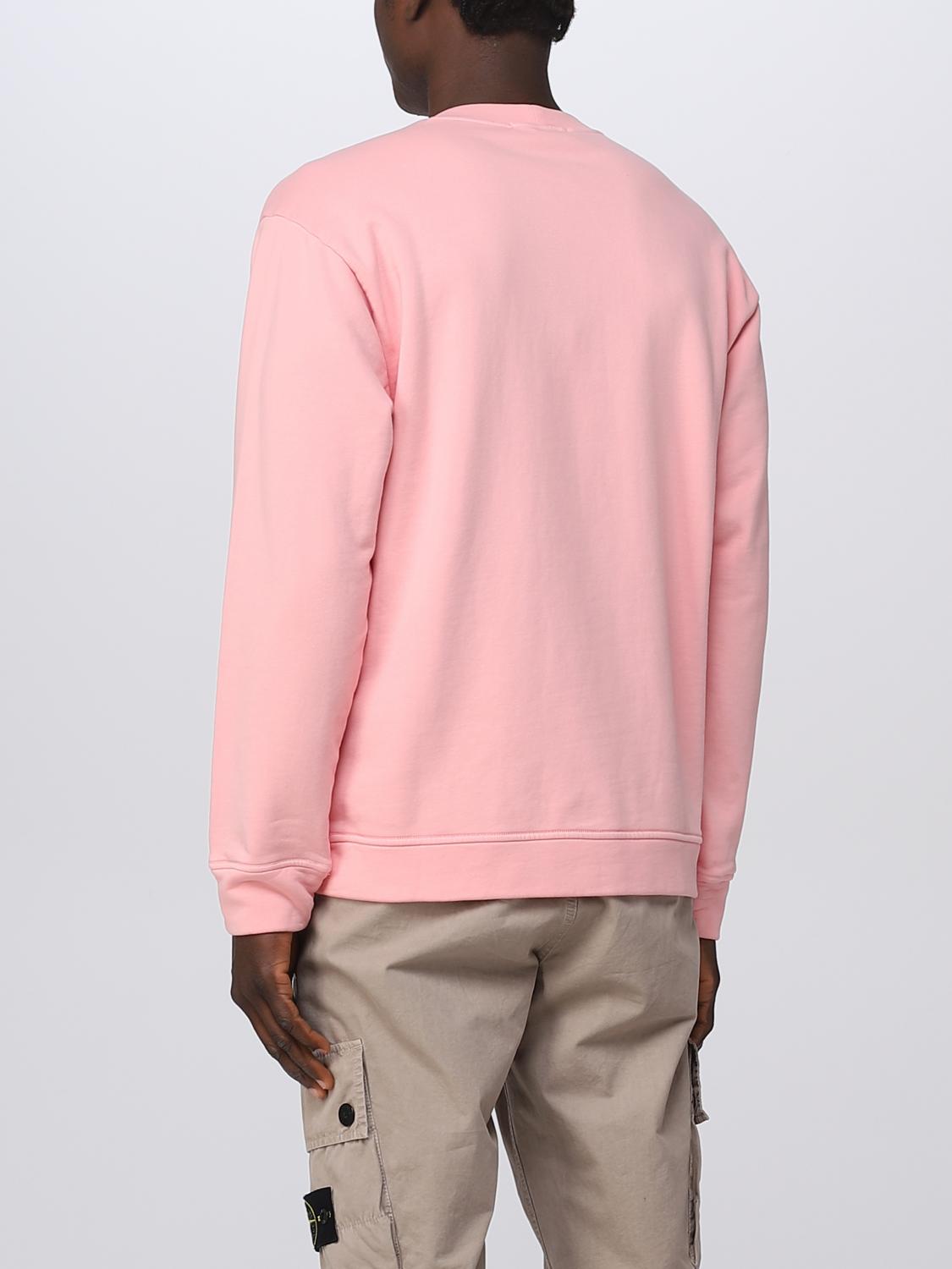 STONE ISLAND：スウェットシャツ メンズ - ピンク | GIGLIO.COM