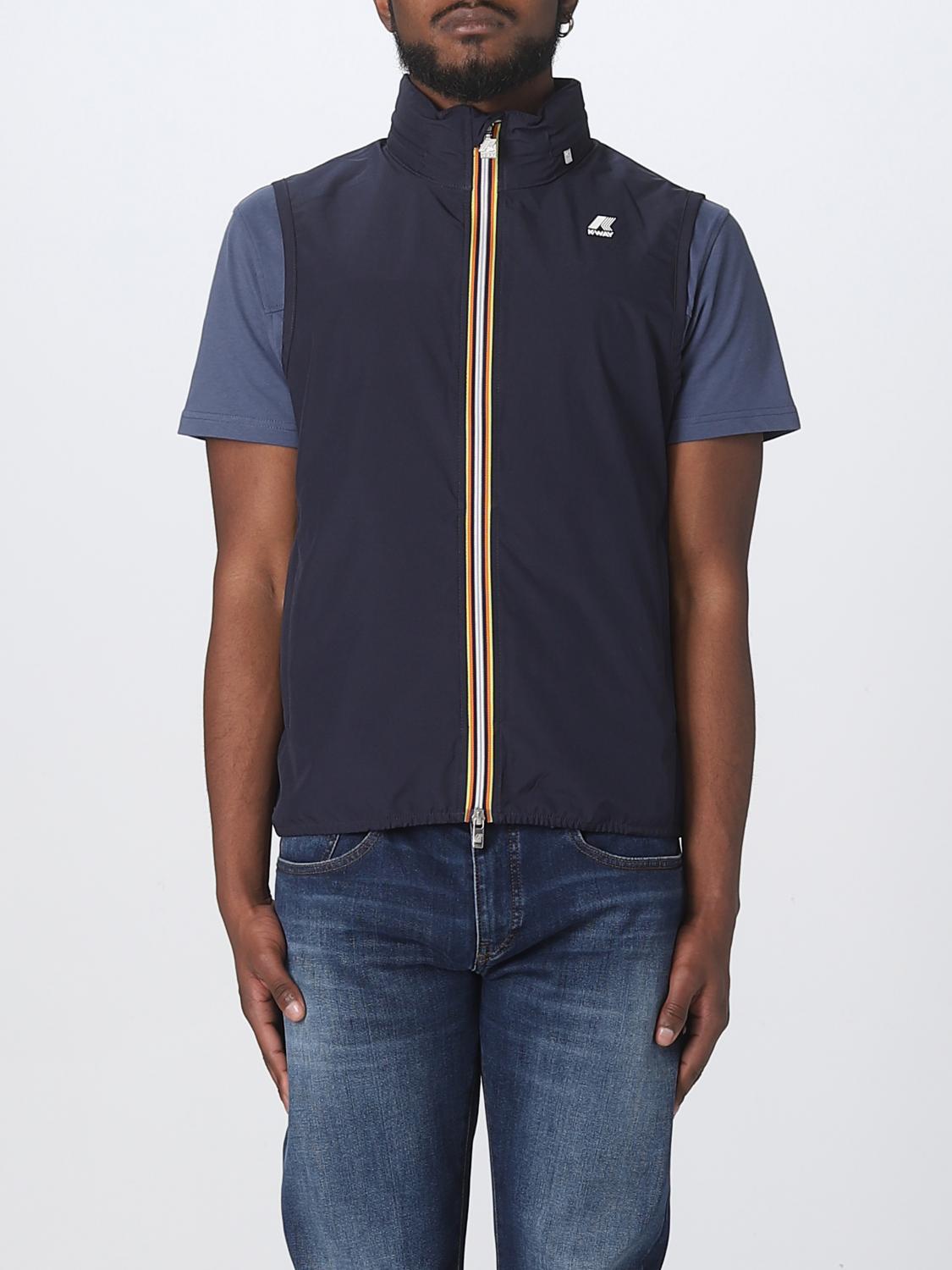 K-WAY SUIT VEST: Suit vest men K-way, Blue - Img 1