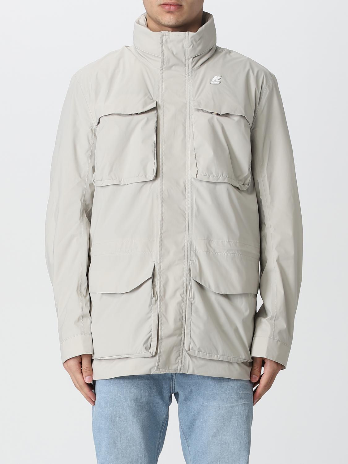 K-WAY JACKET: Jacket men K-way, Beige - Img 1