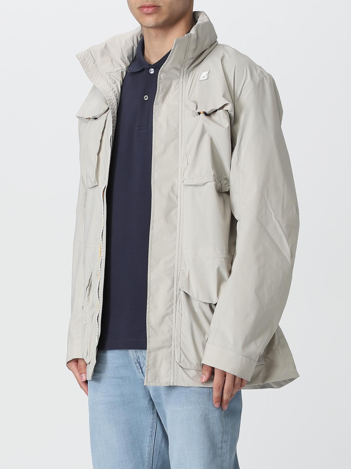 K-WAY JACKET: Jacket men K-way, Beige - Img 3