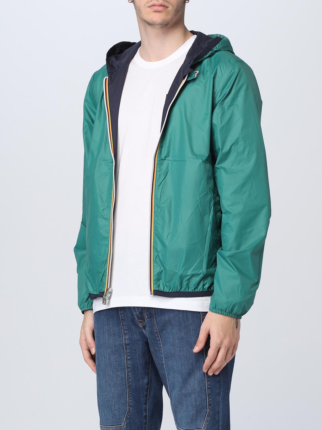K-WAY JACKET: Jacket men K-way, Turquoise - Img 3
