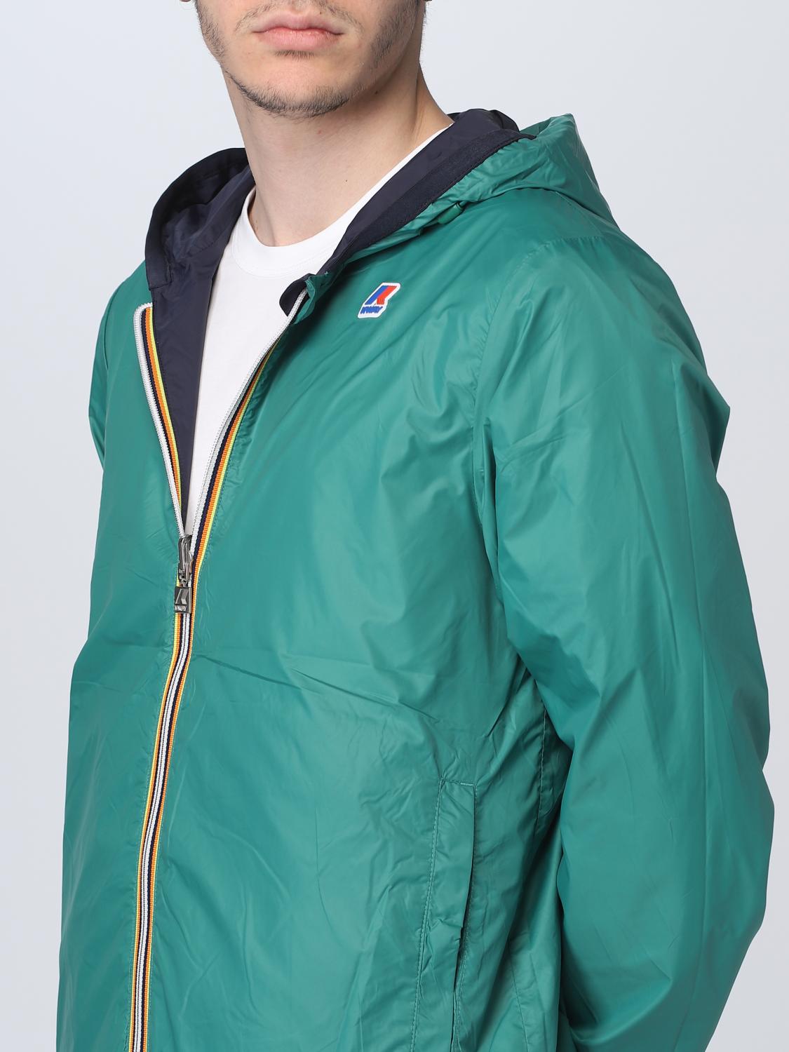 K-WAY JACKET: Jacket men K-way, Turquoise - Img 4