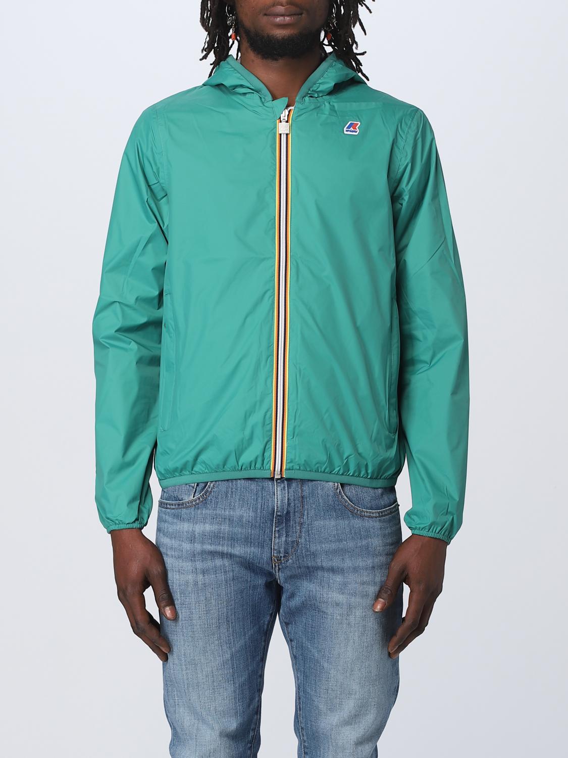 K-WAY JACKET: Jacket men K-way, Green - Img 1