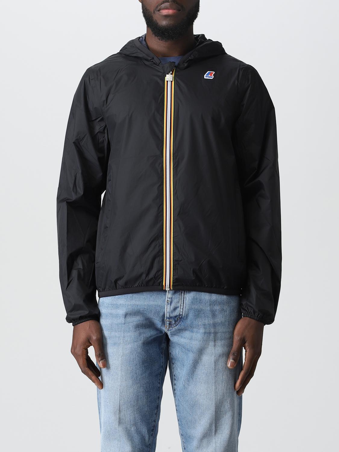 K-WAY JACKET: Jacket men K-way, Black 1 - Img 1