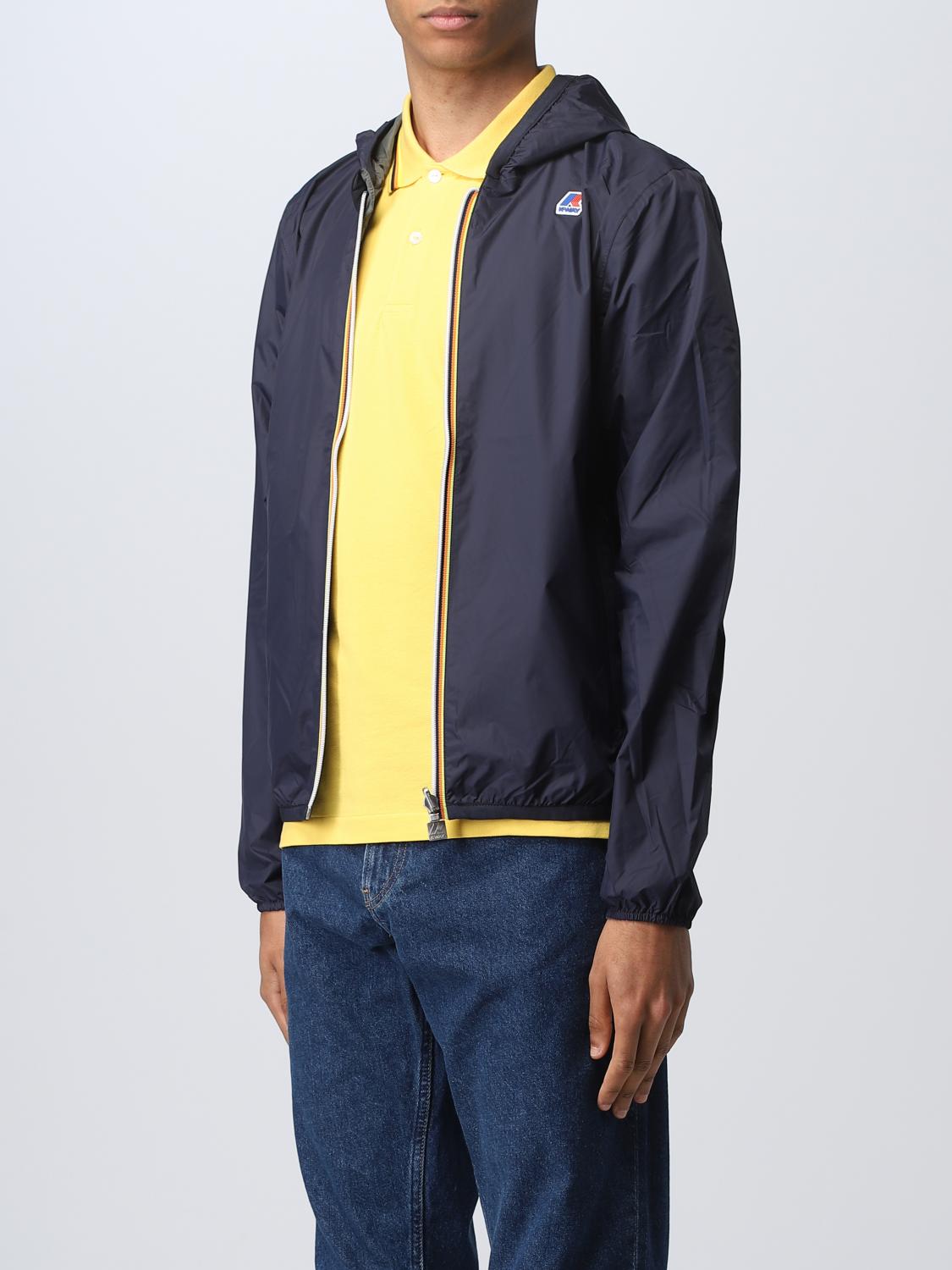 K-WAY JACKET: Jacket men K-way, Blue 2 - Img 3