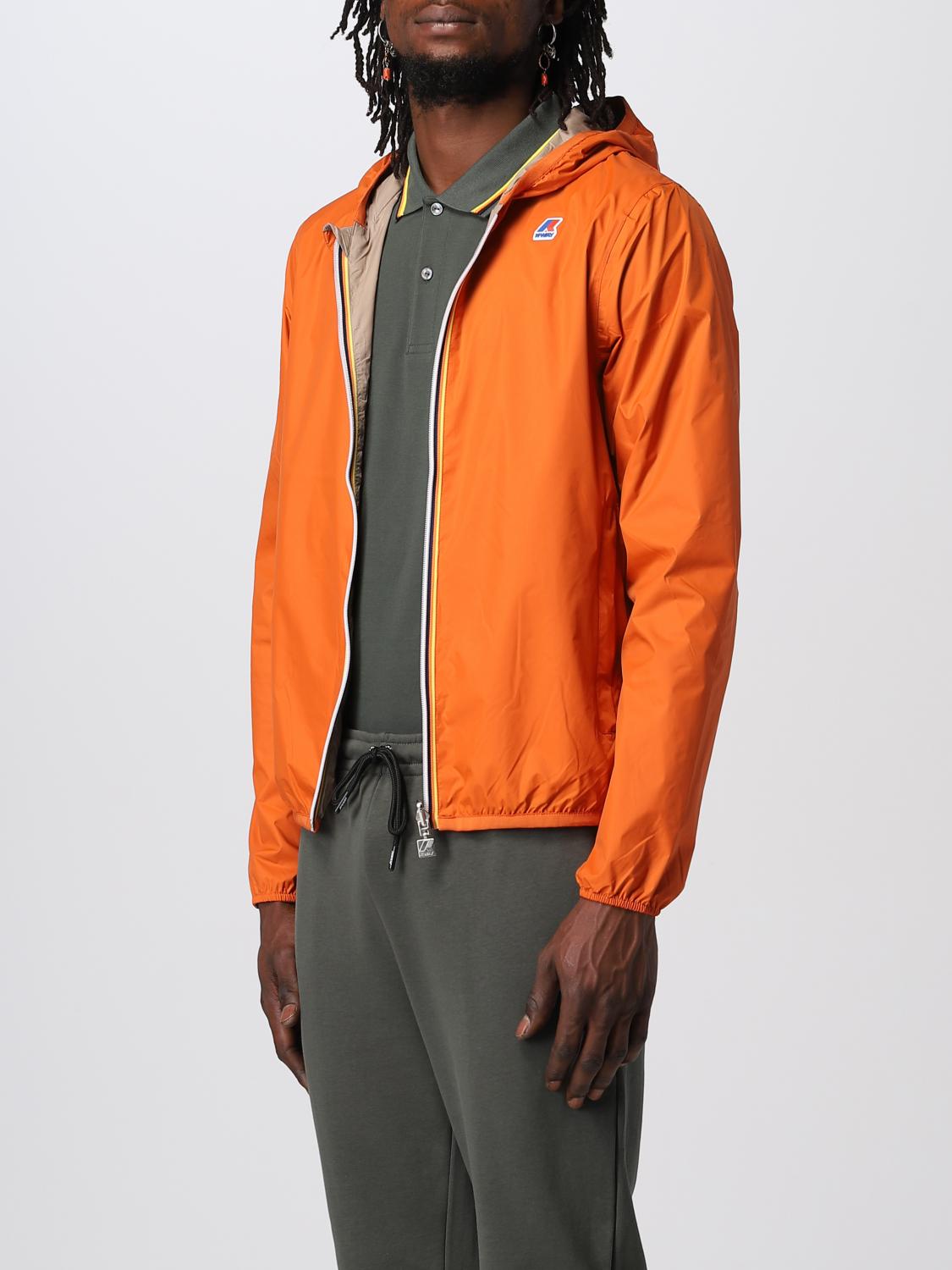K-WAY JACKET: Jacket men K-way, Tangerine - Img 3