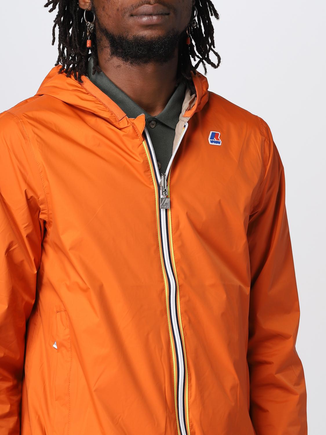 K-WAY JACKET: Jacket men K-way, Tangerine - Img 4