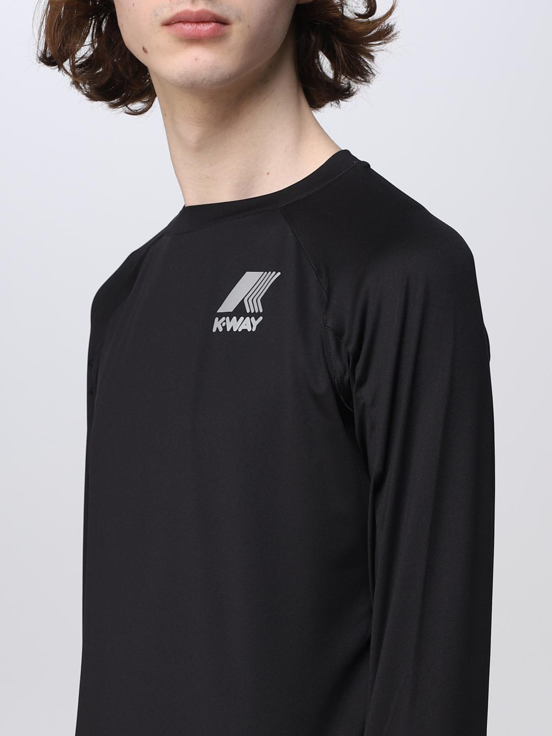 K-WAY CAMISETA: Sudadera hombre K-way, Negro - Img 3
