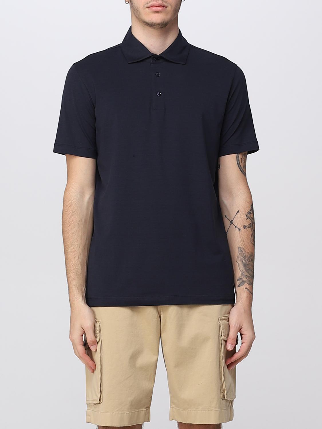 MALO: Polo shirt men Blue Malo polo shirt UJD086J3U26 online