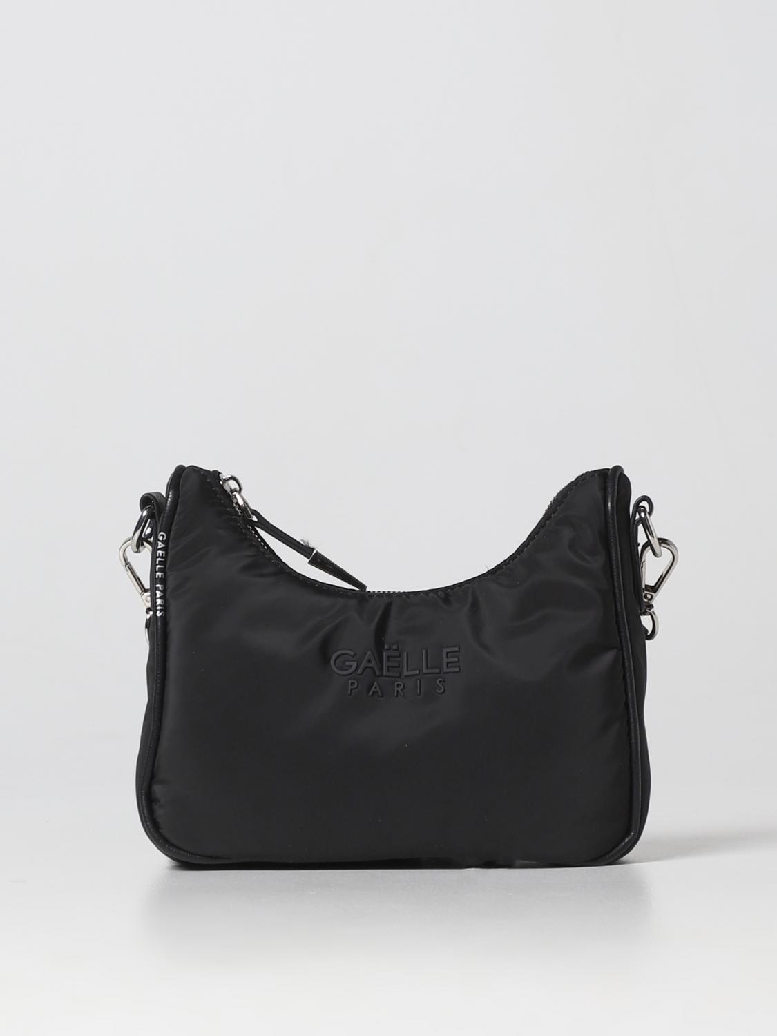 GAËLLE PARIS BORSA MINI: Borsa Gaëlle Paris in nylon, Nero - Img 1