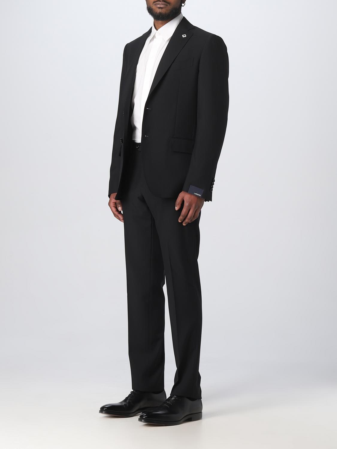 LARDINI ANZUG: Anzug herren Lardini, Schwarz - Img 4