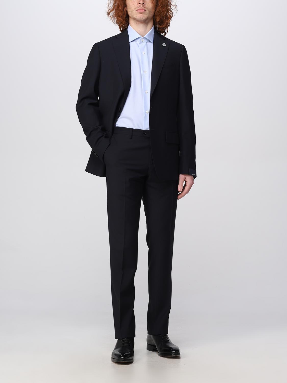 LARDINI ABITO: Abito Lardini in lana, Blue - Img 2