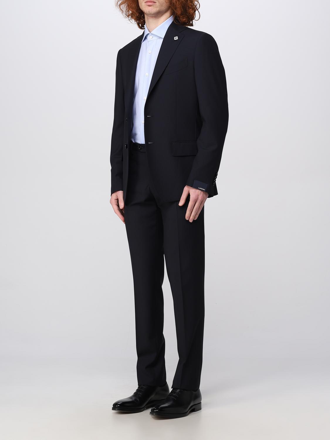 LARDINI ABITO: Abito Lardini in lana, Blue - Img 4