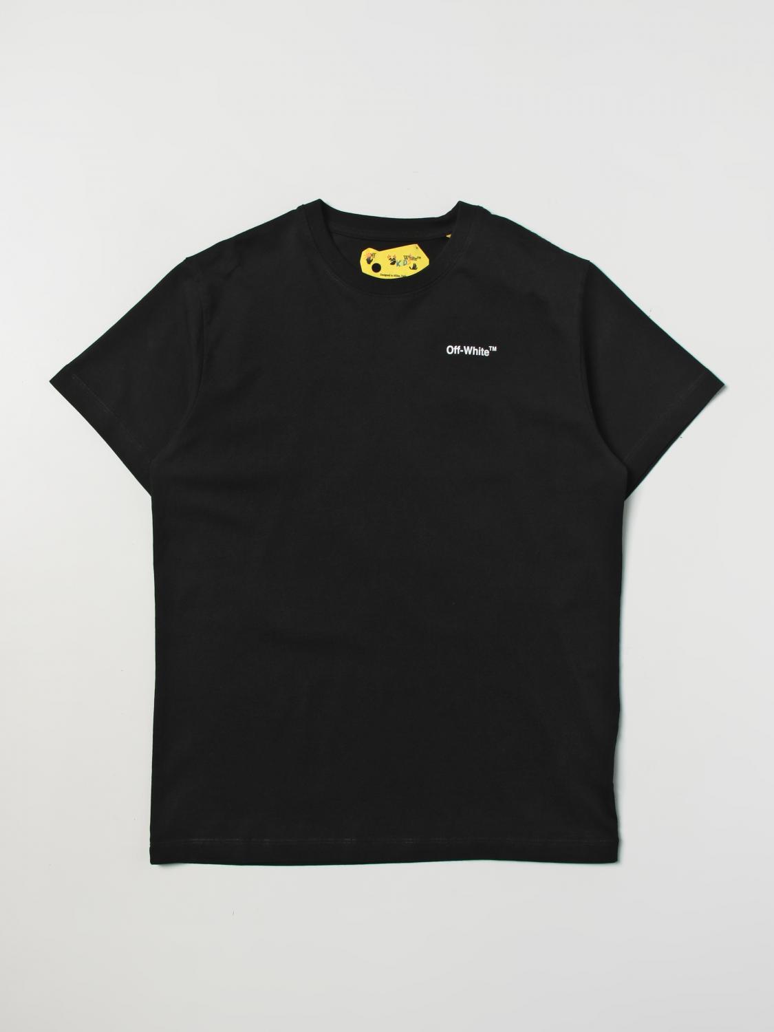 OFF-WHITE KIDS CAMISETA: Camisetas niños Off-white, Negro - Img 1