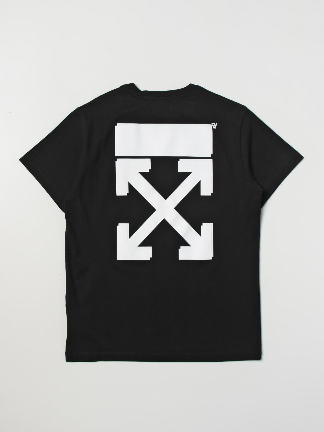OFF-WHITE KIDS CAMISETA: Camisetas niños Off-white, Negro - Img 2