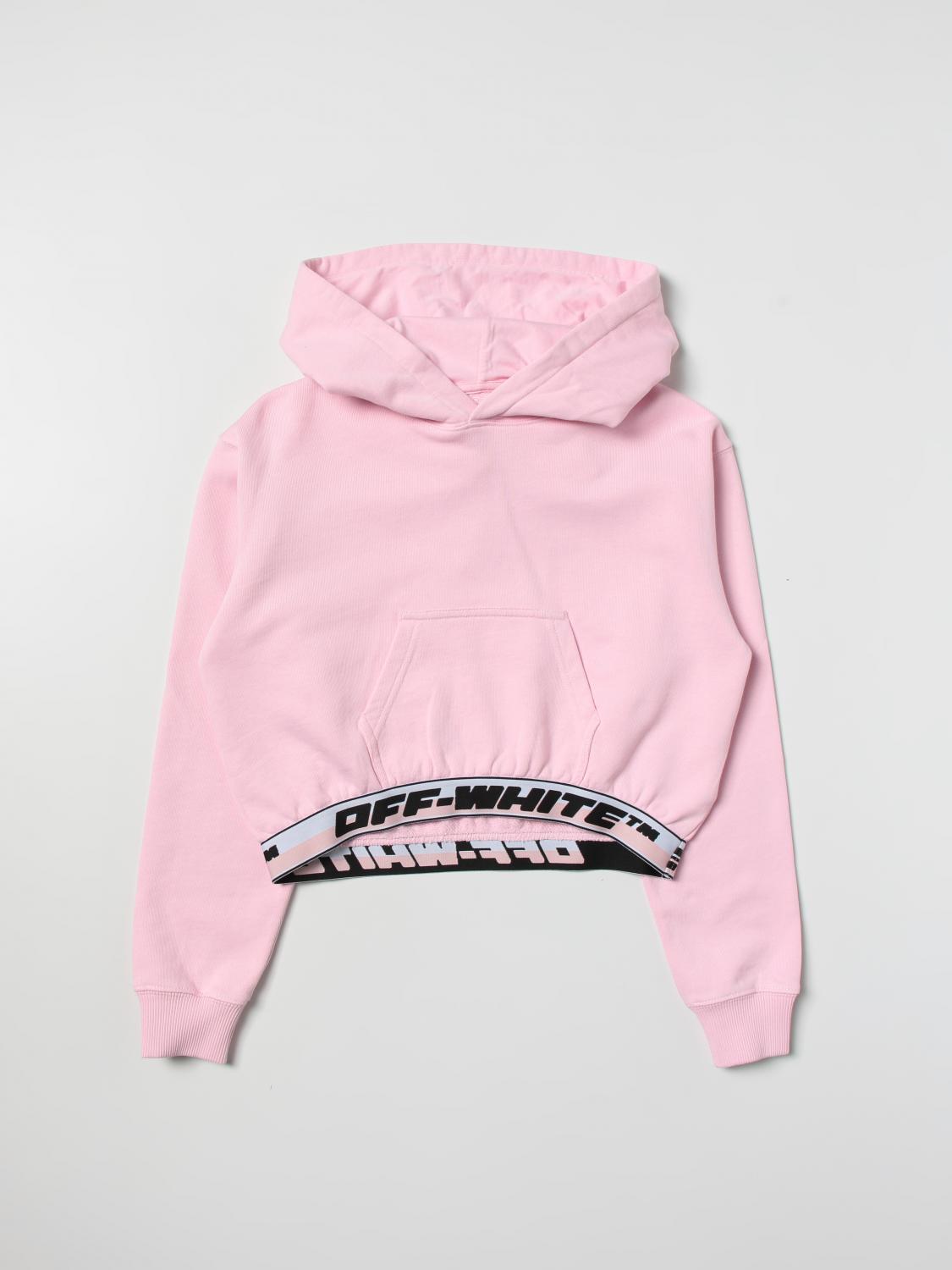 OFF-WHITE KIDS JERSEY: Jersey niños Off-white, Rosa - Img 1