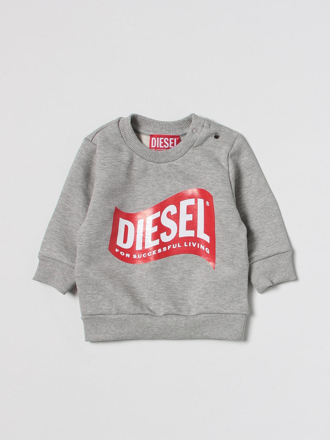 DIESEL PULL: Pull enfant Diesel, Gris - Img 1