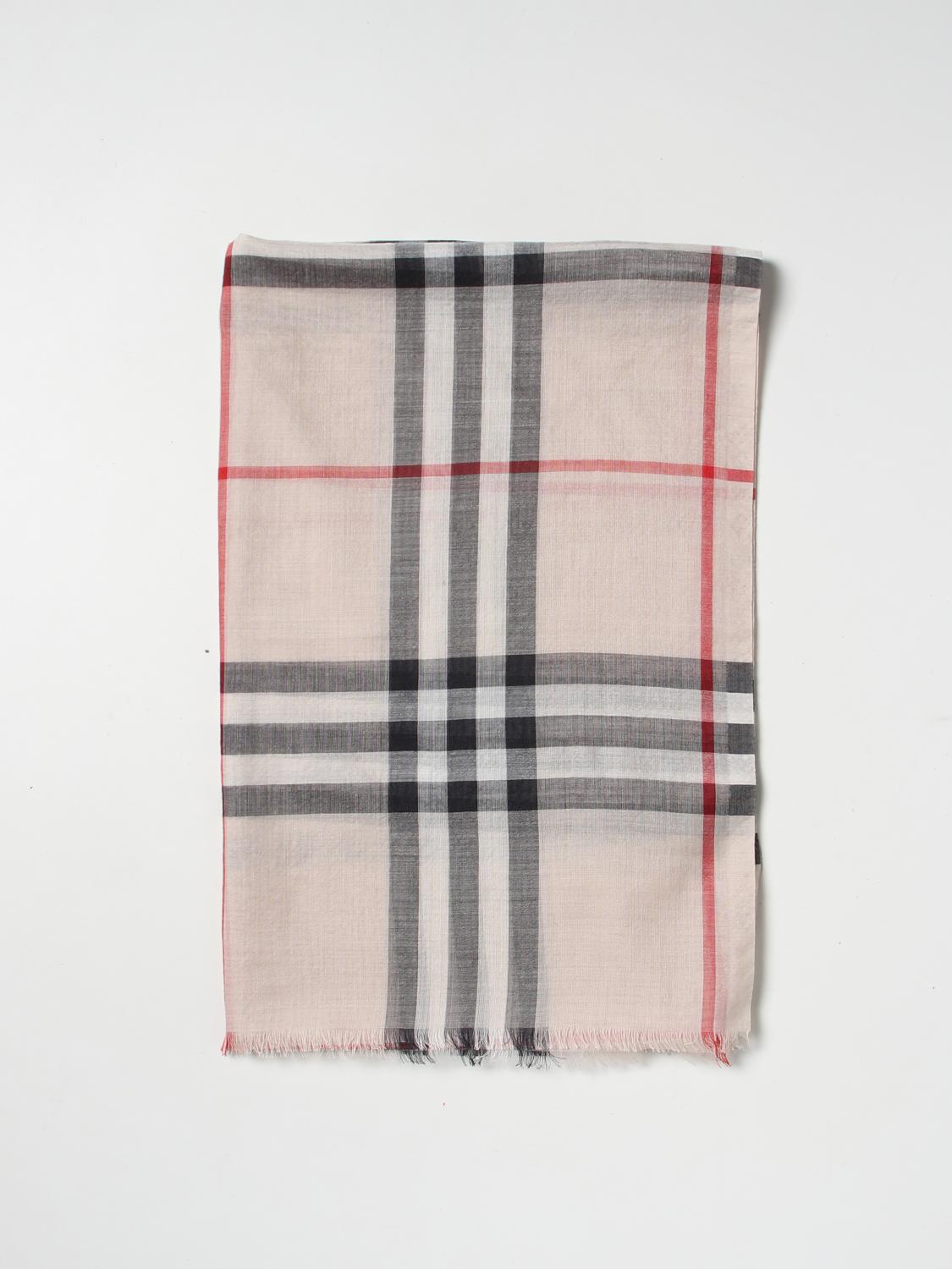 BURBERRY SCARF: Burberry Vintage Check scarf in printed wool, Multicolor - Img 1