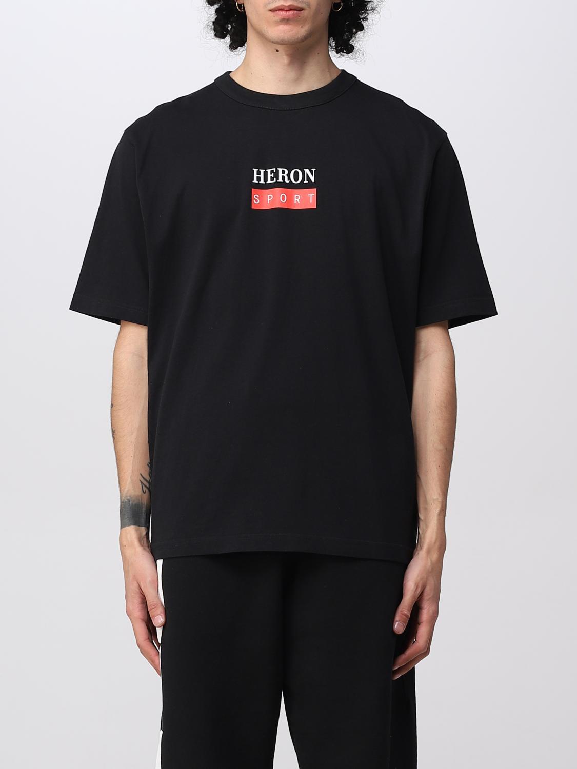 HERON PRESTON：Tシャツ メンズ - ブラック | GIGLIO.COMオンラインの 
