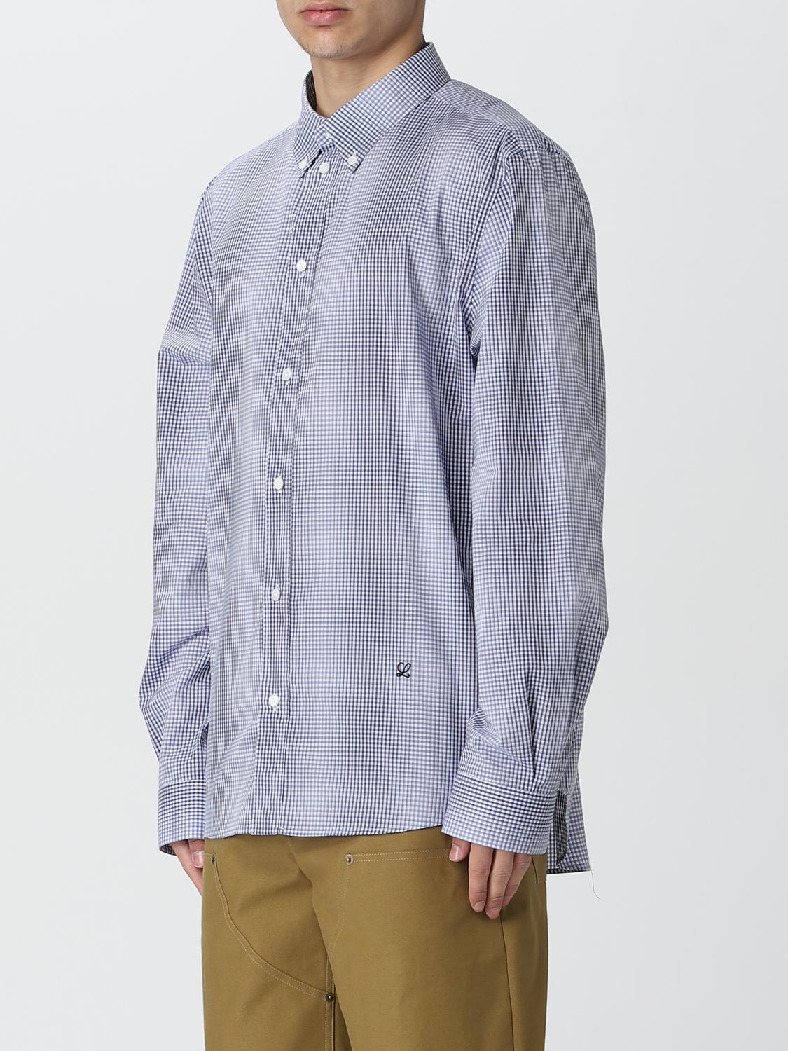 LOEWE CAMISA: Camisa hombre Loewe, Azul Oscuro - Img 4