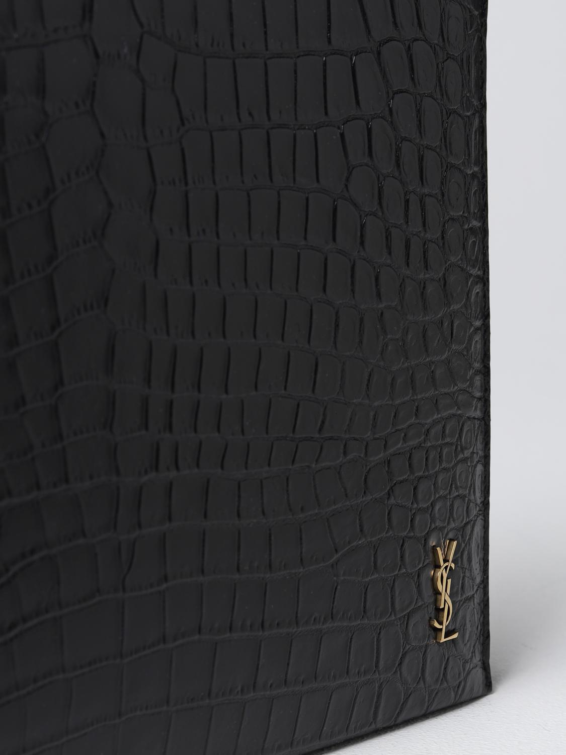 SAINT LAURENT FOLDER: Wallet men Saint Laurent, Black - Img 3
