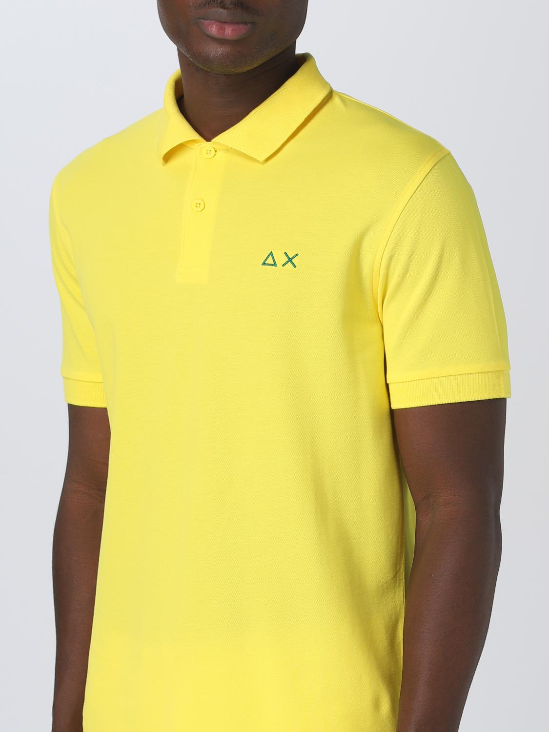 SUN68 POLO: Polo hombre Sun 68, Amarillo - Img 3