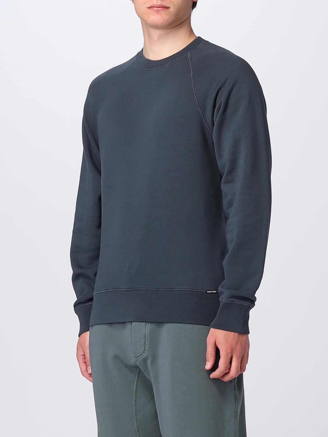 TOM FORD SUDADERA: Sudadera hombre Tom Ford, Azul Oscuro - Img 4