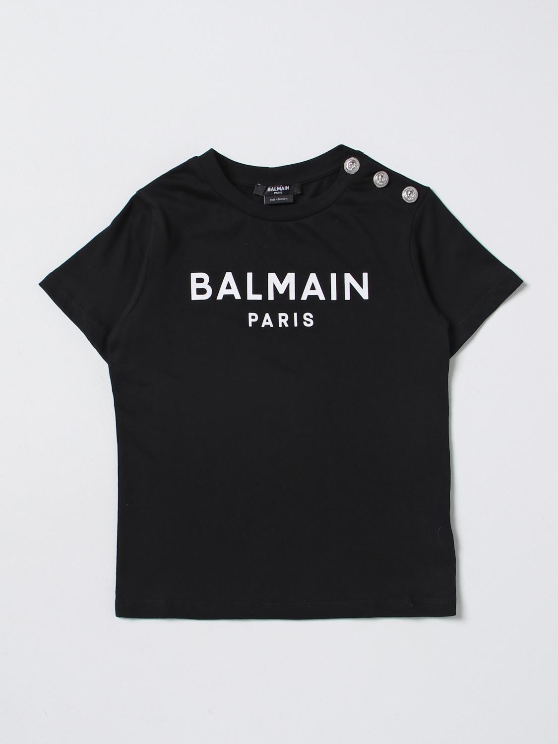 BALMAIN T-SHIRT: T-shirt kids Balmain Kids, Black 1 - Img 1