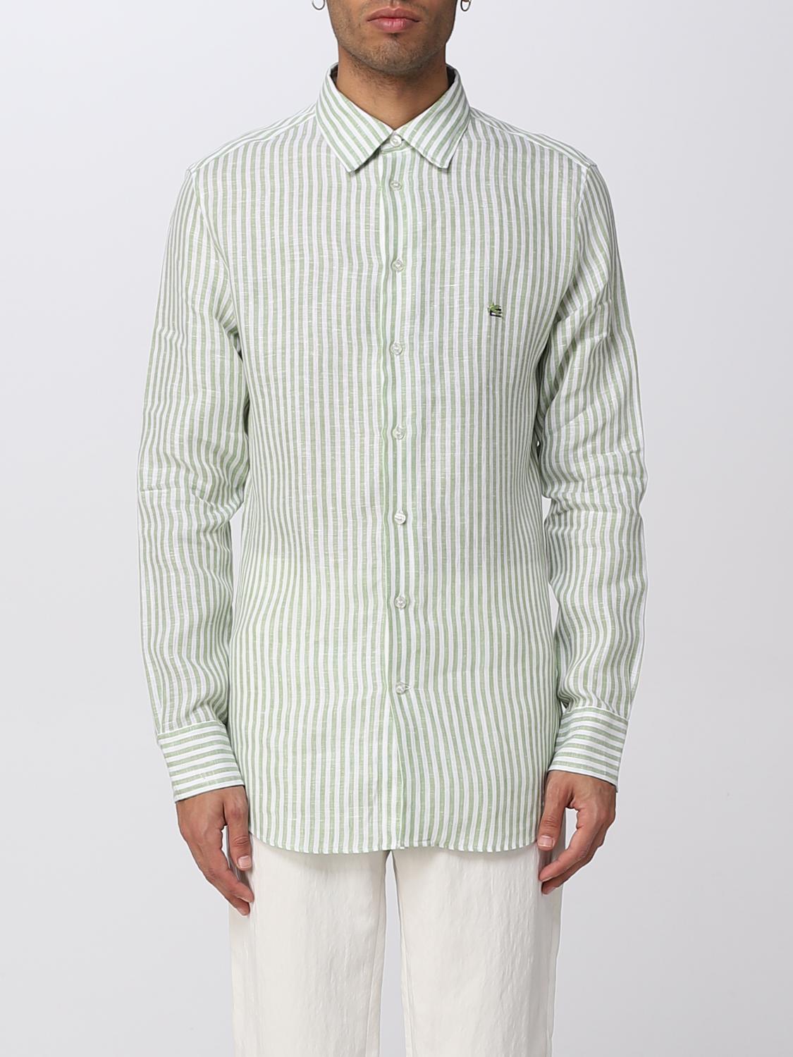 ETRO SHIRT: Etro striped shirt in cotton, Multicolor - Img 1