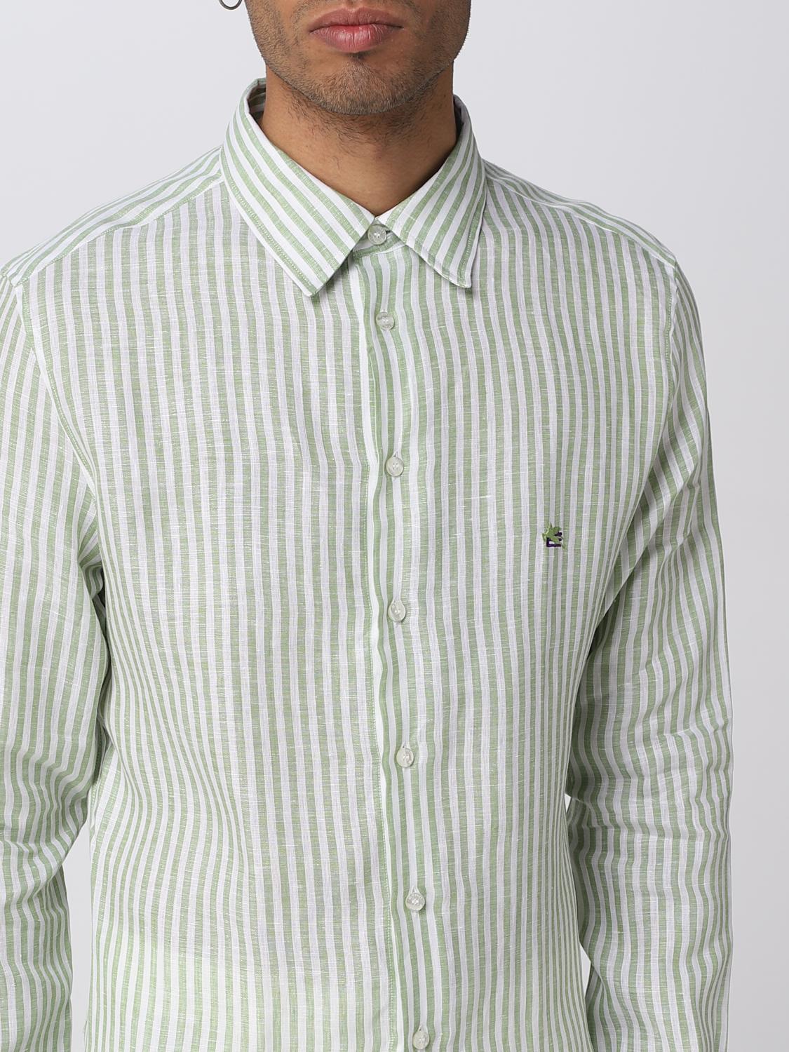 ETRO SHIRT: Etro striped shirt in cotton, Multicolor - Img 5