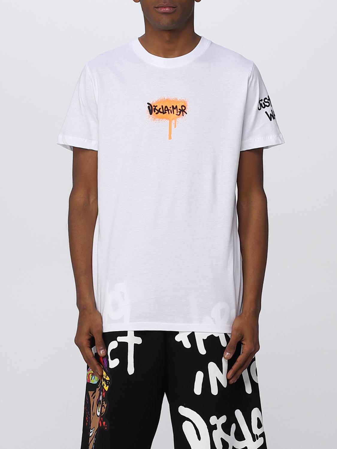 DISCLAIMER T-SHIRT: Pullover herren Disclaimer, Weiß - Img 1
