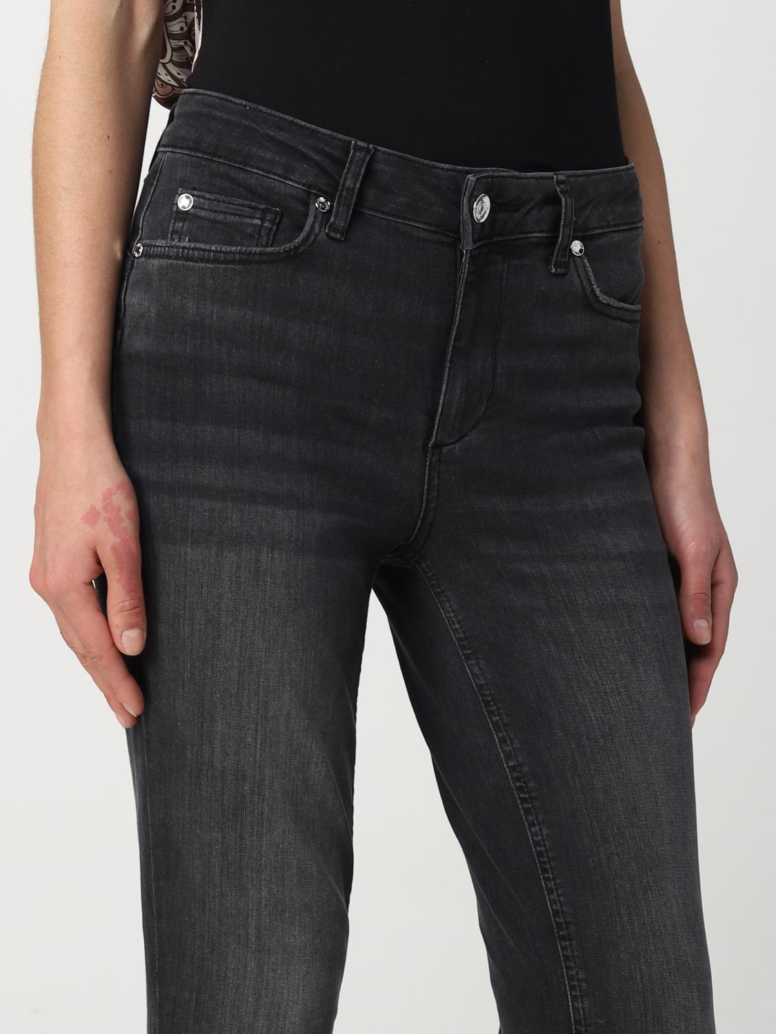 デニム・ジーパン LIU JO Woman Jeans Black UXX037D4811 88256 Liu Jo Outlet: Jeans woman - Black | Liu Jo jeans