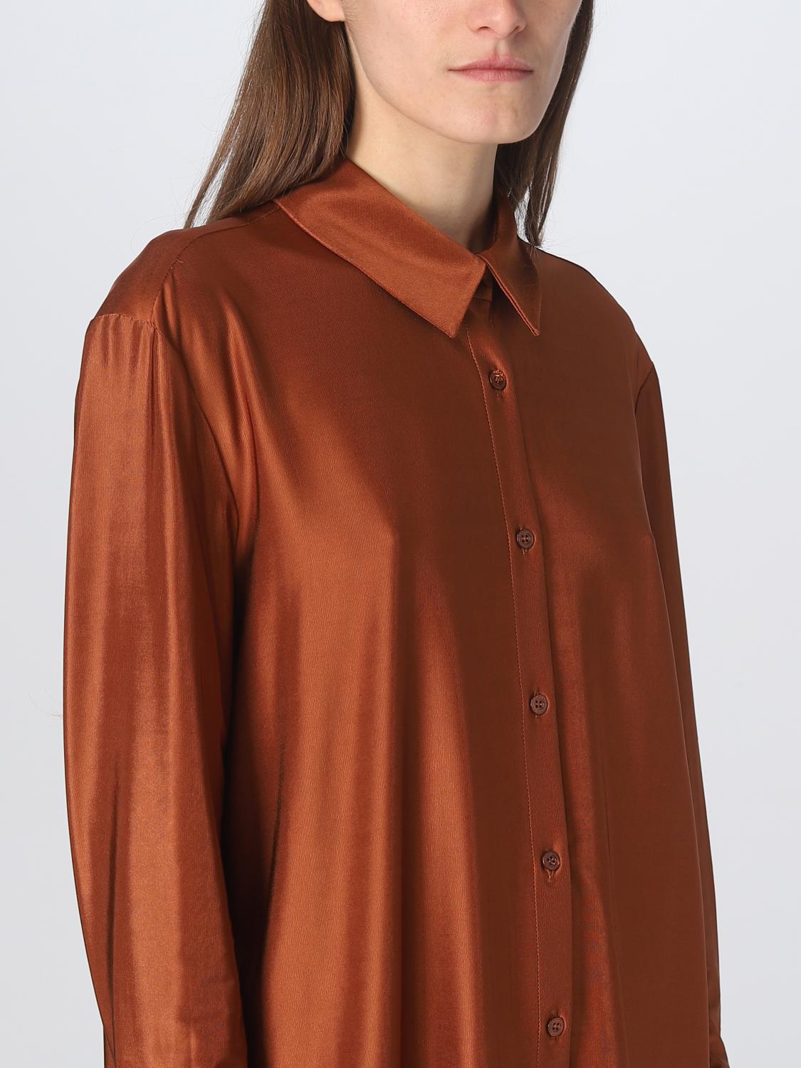 ALEXANDRE VAUTHIER HEMDBLUSE: Hemdbluse damen Alexandre Vauthier, Braun - Img 5