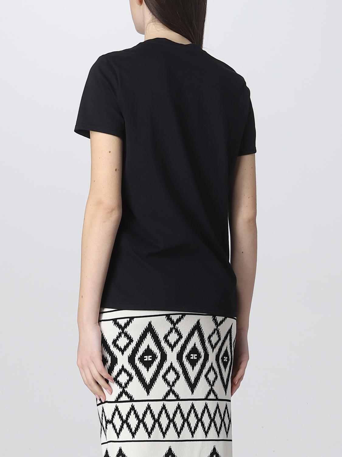 ELISABETTA FRANCHI CAMISETA: Jersey mujer Elisabetta Franchi, Negro - Img 3