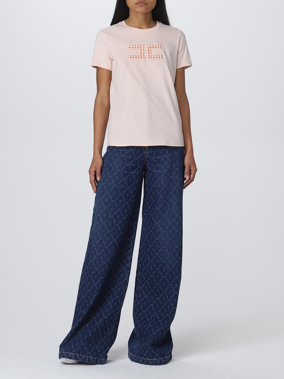 ELISABETTA FRANCHI T-SHIRT: Pullover damen Elisabetta Franchi, Pink - Img 2