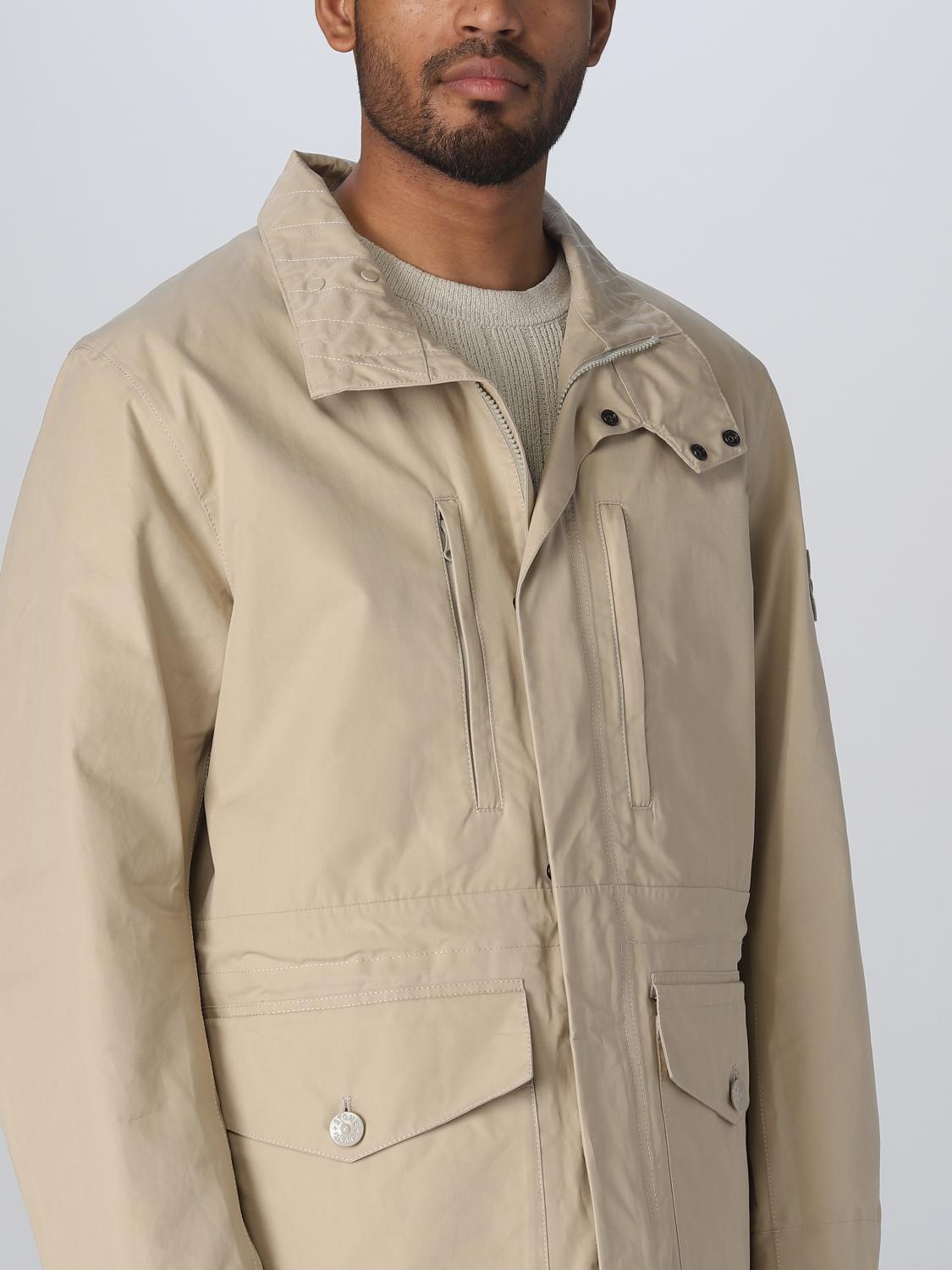 STONE ISLAND 外套: 外套 男士 Stone Island, 米色 - Img 5