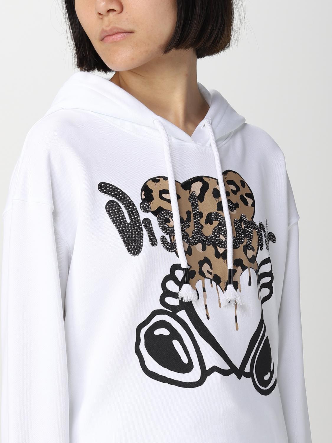 DISCLAIMER SWEATSHIRT: Pullover damen Disclaimer, Weiß - Img 3