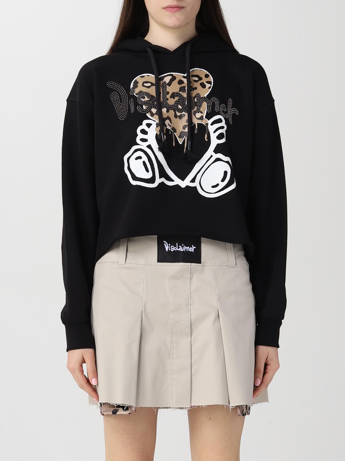 DISCLAIMER SWEAT-SHIRT: Pull femme Disclaimer, Noir - Img 1