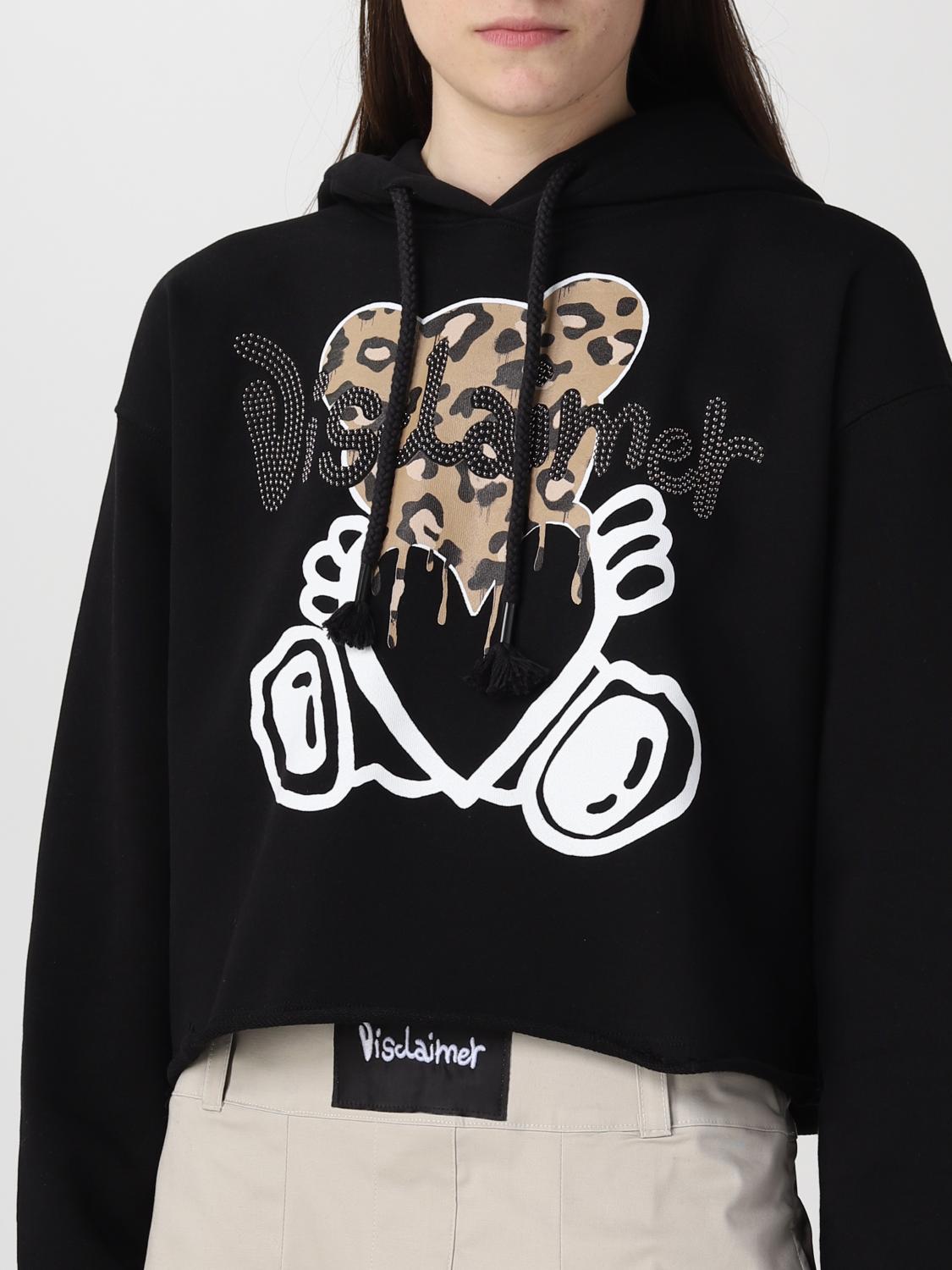 DISCLAIMER SWEAT-SHIRT: Pull femme Disclaimer, Noir - Img 3